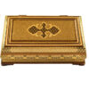Persischer Abfalleimer & Taschentuchbox – Khatamkari Golden