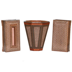 Persischer Abfalleimer & Taschentuchbox – Khatamkari Rana