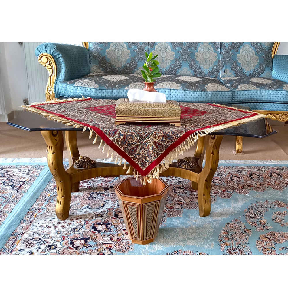 Persischer Abfalleimer & Taschentuchbox – Khatamkari Raz