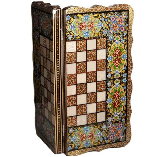 Persisches Khatamkari-Schachbrett Modell Laya