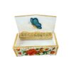 Handgefertigte Knochen-Schmuckbox mit persisch inspiriertem Karim-Muster