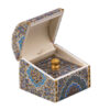 Handgefertigte Knochen-Schmuckbox mit persisch inspiriertem Majnun-Muster