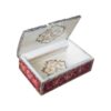 Handgefertigte Knochen-Schmuckbox mit persischem Shekar-Muster