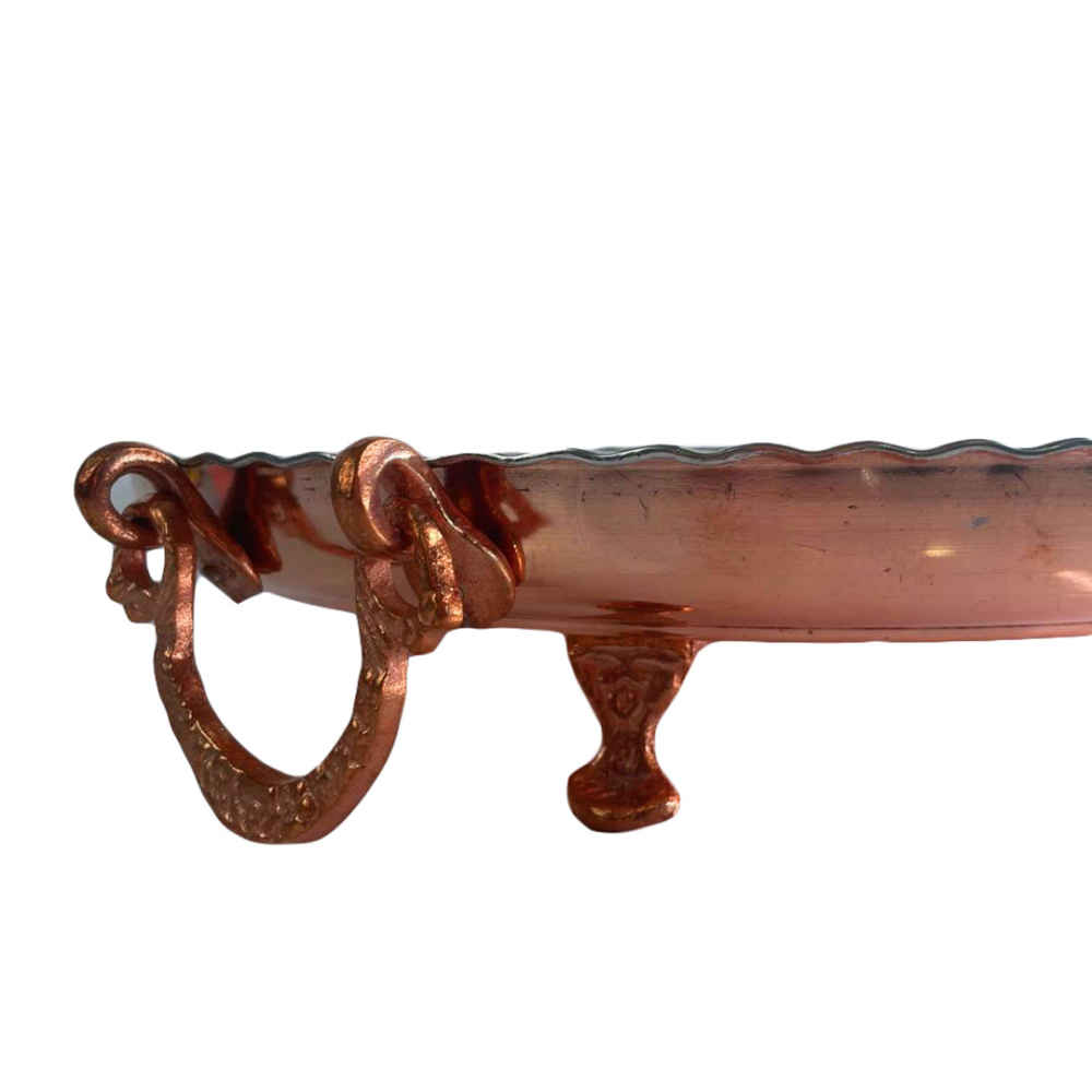 Persische Kupfer Serviertablett Hammered Dalbor