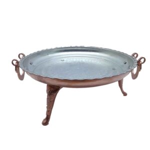 Persische Kupfer Serviertablett Hammered Gooshvareh