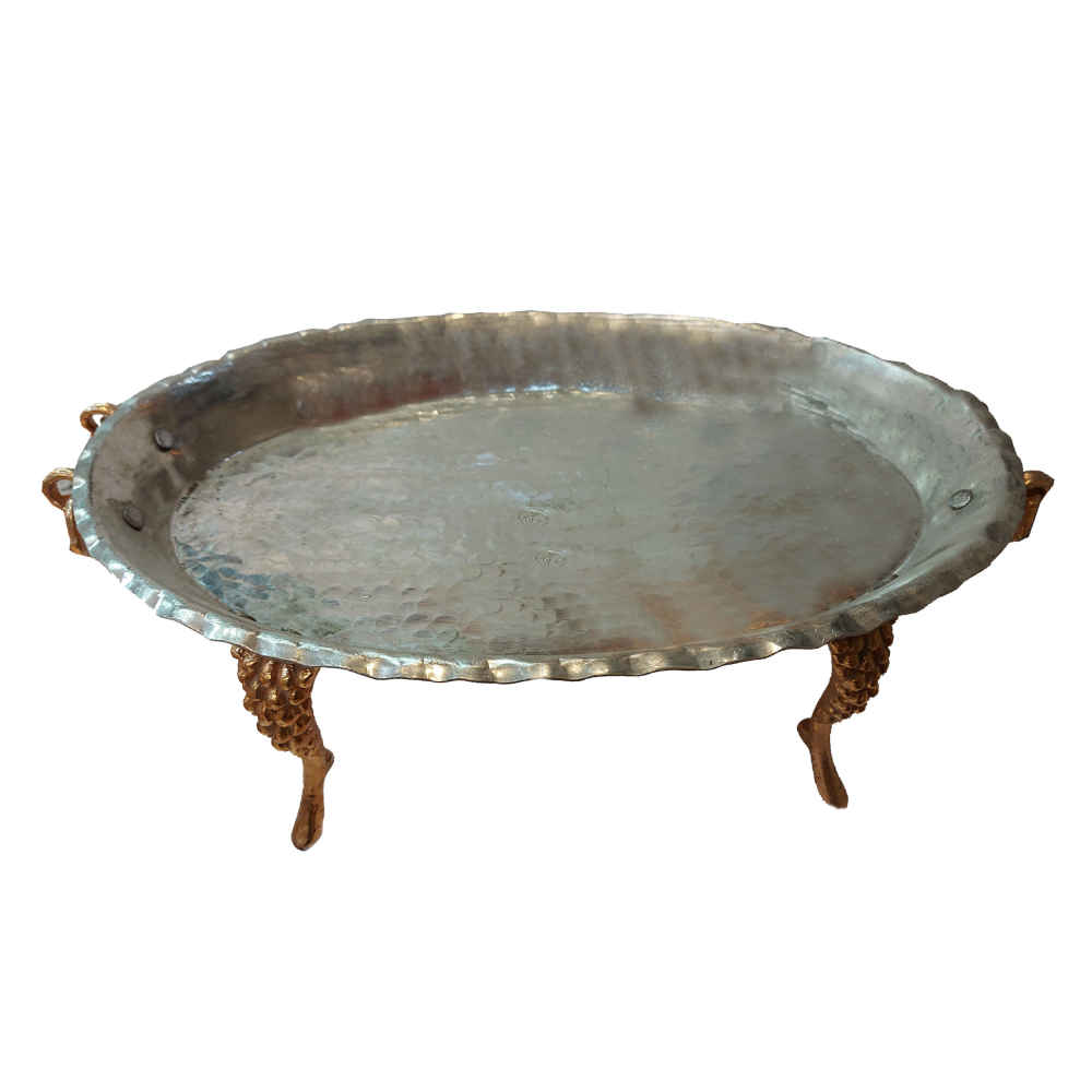 Persische Kupfer Serviertablett Hammered Sam