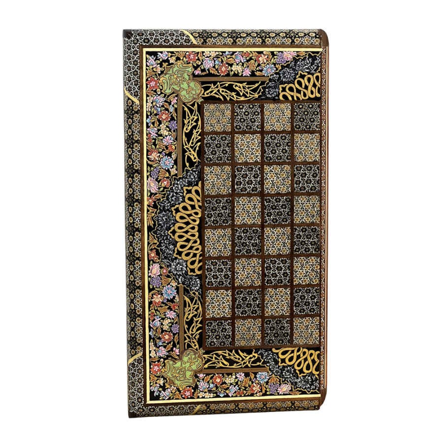 Persisches eingelegtes hölzernes Intarsien-Schachbrett Modell Soha