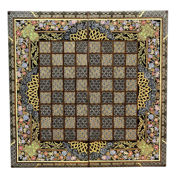 Persisches eingelegtes hölzernes Intarsien-Schachbrett Modell Soha