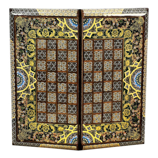 Persisches hölzernes Intarsien-Schachbrett Modell Tina