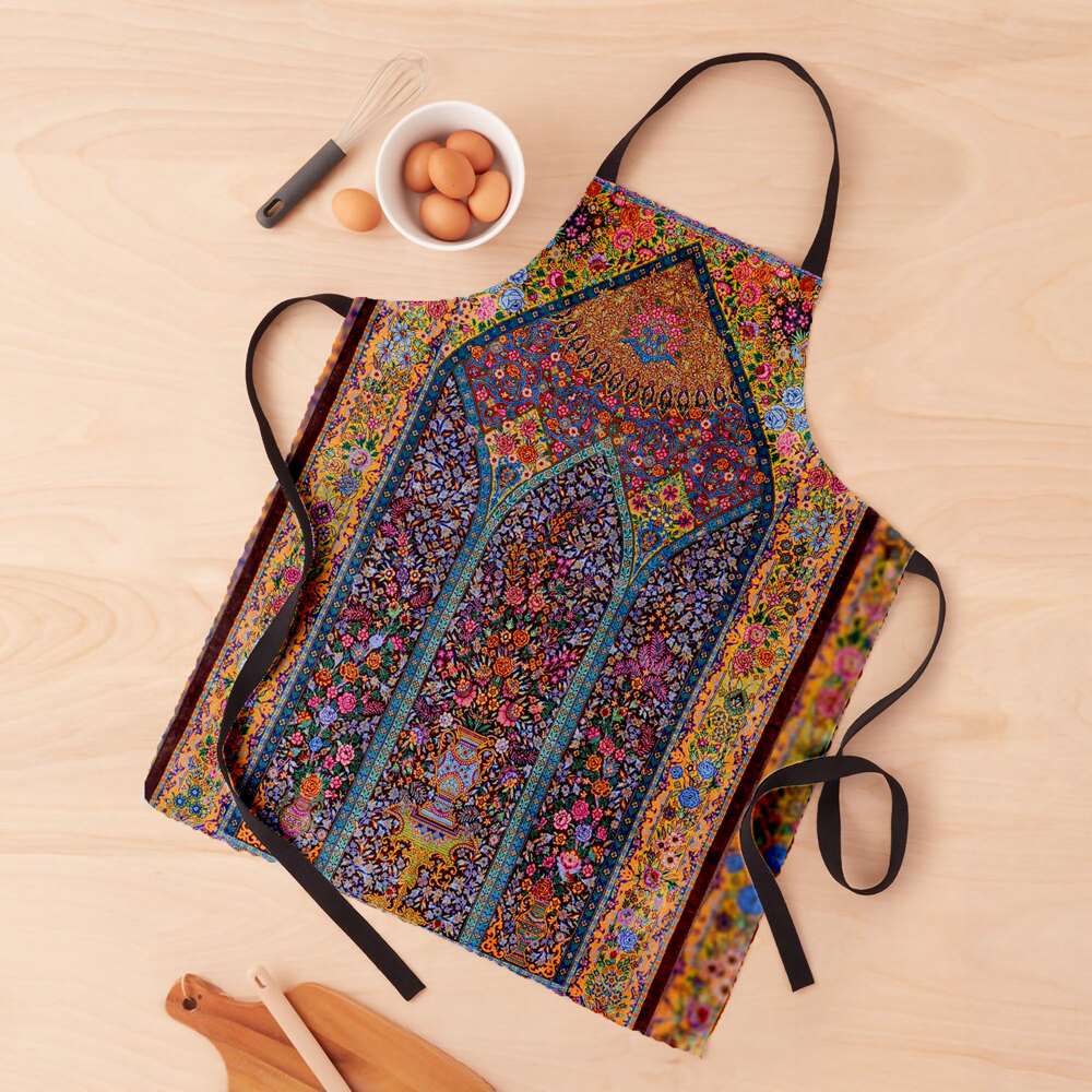 Persische Leinen-Küchenschürze Modell Ghaliche