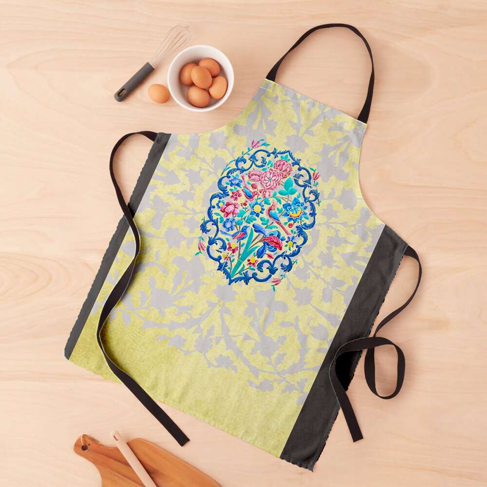 Persische Leinen-Küchenschürze Modell Parandeh