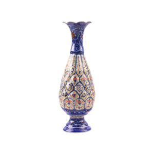 Dekorative Kupfervase, handbemalt mit Persischer Minakari-Emaille Darya