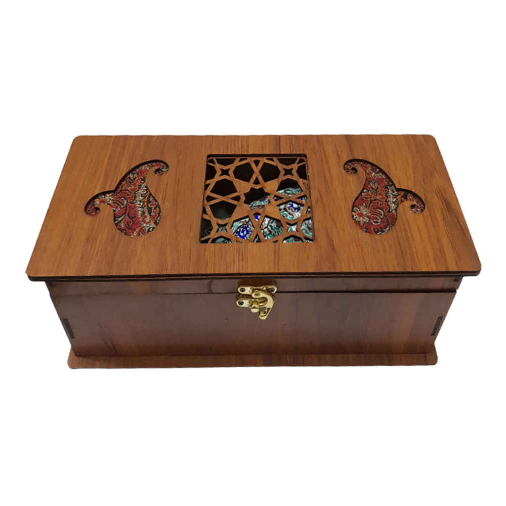 Dekorative Kupfervase, handbemalt mit Persischer Minakari-Emaille Fasa