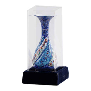 Dekorative Kupfervase, handbemalt mit Persischer Minakari-Emaille Luxus