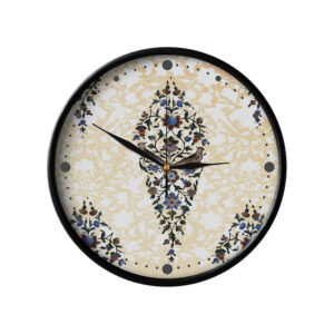 Persisch inspirierte analoge Wanduhr mit Muster – Abr