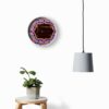 Persisch inspirierte analoge Wanduhr mit Muster - Atefeh