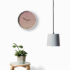 Persisch inspirierte analoge Wanduhr mit Muster - Kalligraphie