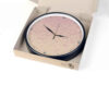 Persisch inspirierte analoge Wanduhr mit Muster - Kalligraphie