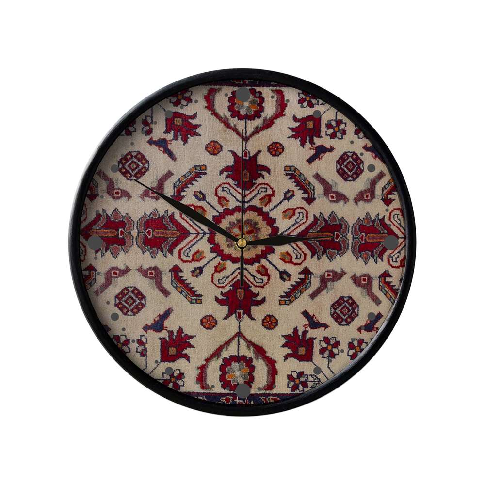 Persisch inspirierte analoge Wanduhr mit Muster - Dorsa