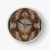 Persisch inspirierte analoge Wanduhr mit Muster - Ghali