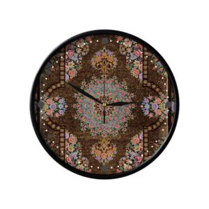 Persisch inspirierte analoge Wanduhr mit Muster – Ghali