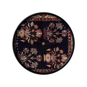 Persisch inspirierte analoge Wanduhr mit Muster – Ghalicheh
