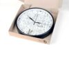 Persisch inspirierte analoge Wanduhr mit Muster - Jelveh