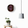 Persisch inspirierte analoge Wanduhr mit Muster - Khorma