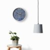 Persisch inspirierte analoge Wanduhr mit Muster - Modern