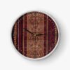 Persisch inspirierte analoge Wanduhr mit Muster - Morghi