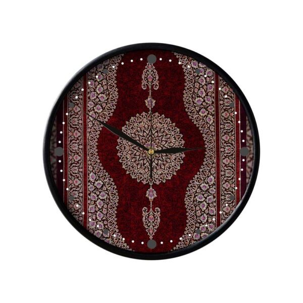 Persisch inspirierte analoge Wanduhr mit Muster - Toranj