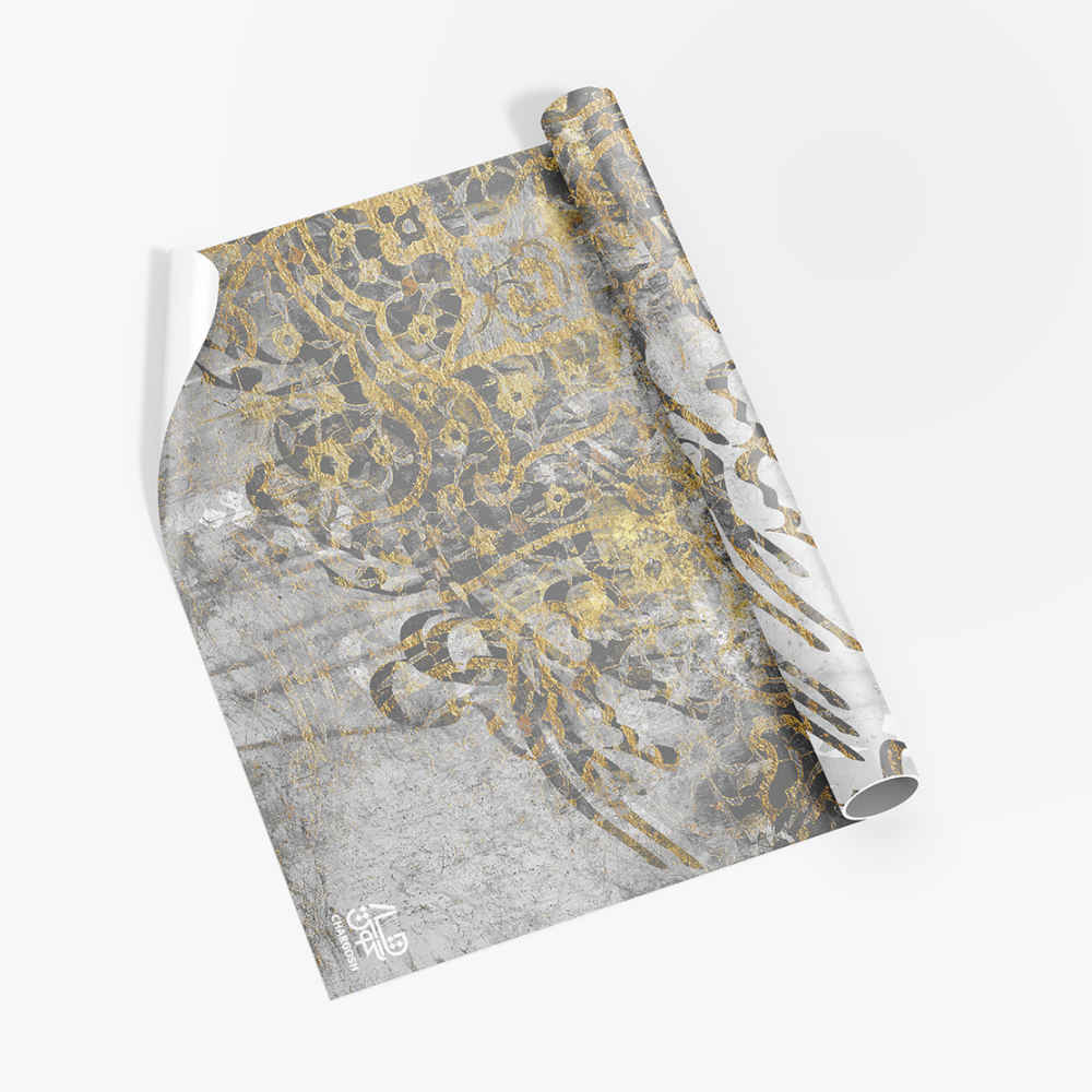 Persische Kalligrafie Tapete Modell Bi to für moderne Innenräume