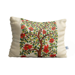 Restful Comfort Kopfkissen – Samtbezug inspiriert von persischer Kunst Modell Baum (2x)