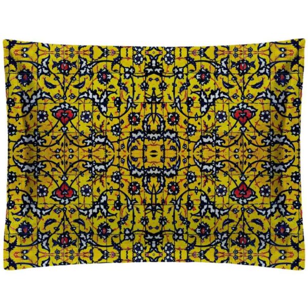 Persischer Samtkissenbezug – Standardgröße Modell Tile (x2)