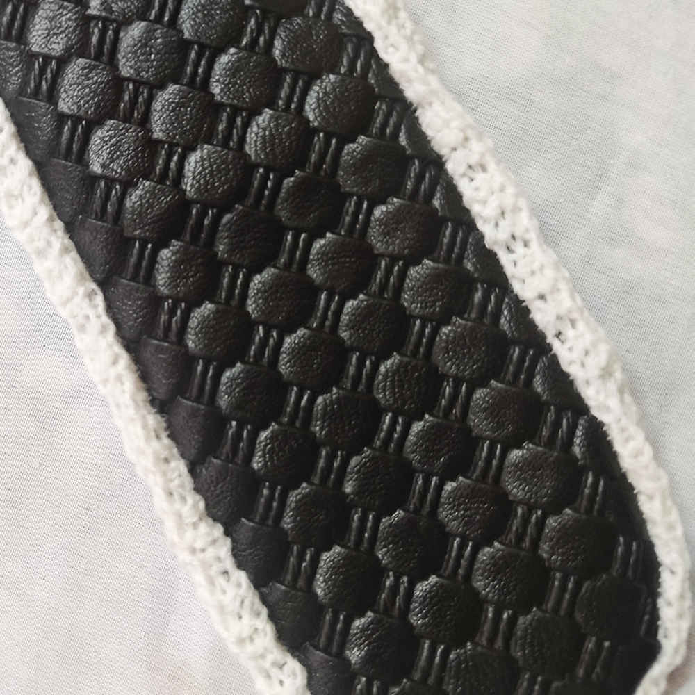 Häkelslippers für Damen aus Baumwolle, gestrickt Modell Hengameh