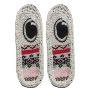 Häkelslippers für Damen aus Baumwolle, gestrickt Modell Hengameh