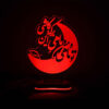 Persische 3D LED Nachttischlampe Liebeszitat "Mah-e Mahi"
