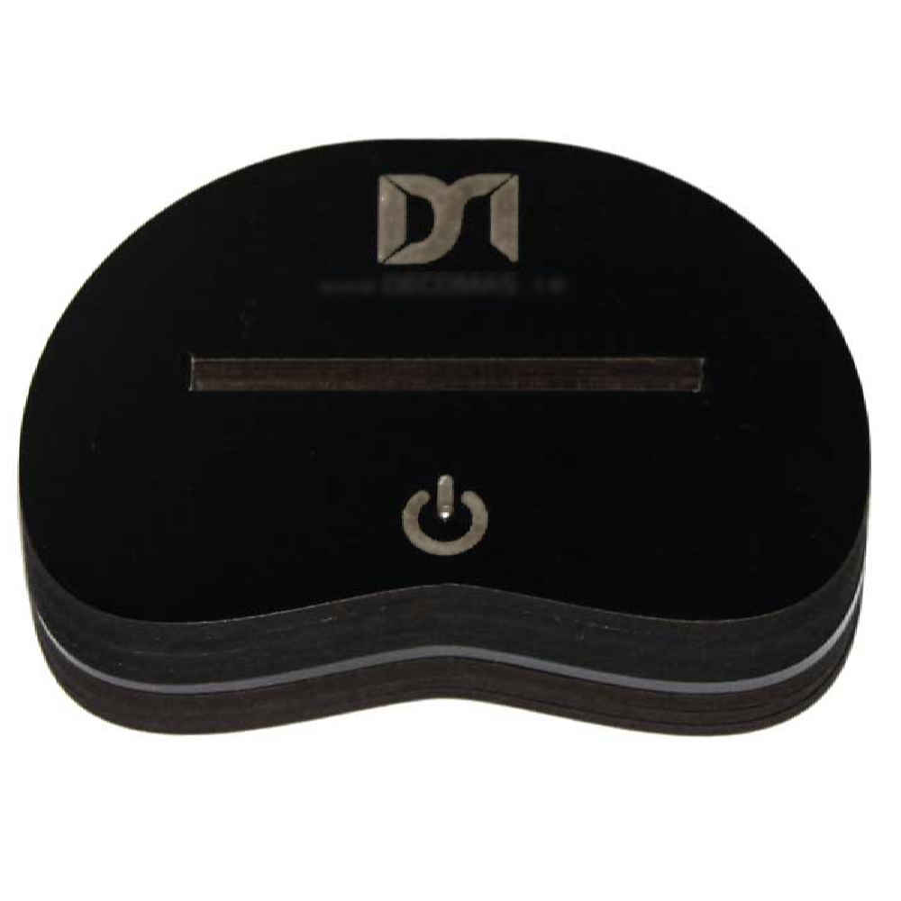 Persische 3D LED Nachttischlampe Liebeszitat „Mah-e Mahi“