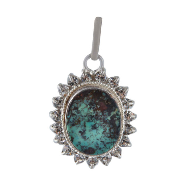 Persischer Silberanhänger mit Türkis-Edelstein Royan