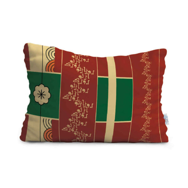 Restful Comfort Kopfkissen – Samtbezug inspiriert von persischer Kunst Modell Typografie (2x)