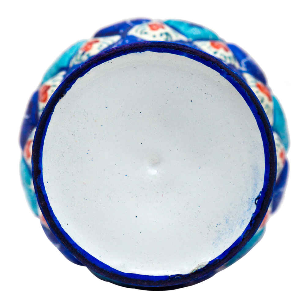 Set aus 2 dekorativen Kupfervasen, handbemalt mit Persischer Minakari-Emaille Sarahi