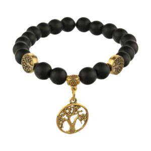 Perlenarmband für Damen – Design mit Baum des Lebens
