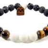 Perlenarmband für Damen und Herren – Tiger Design