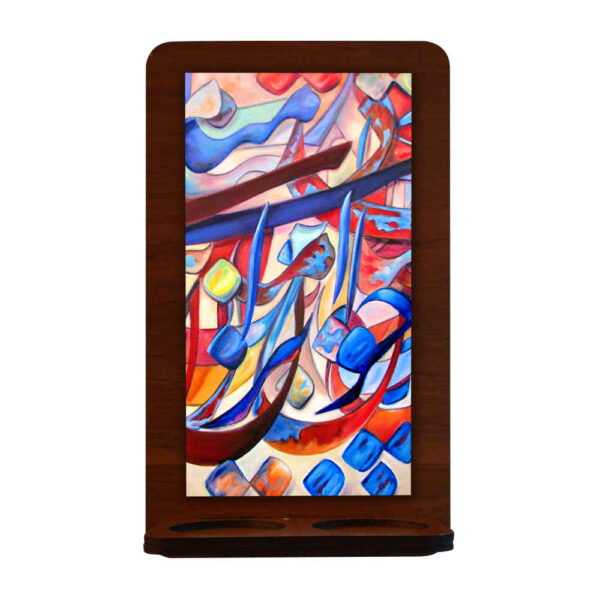 Persischer Holz-Teelicht-Wandleuchter Kalligraphie (x2)