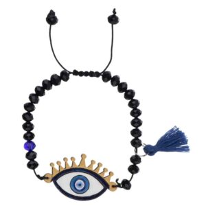 Perlenarmband für Damen – Modell mit bösen Augen