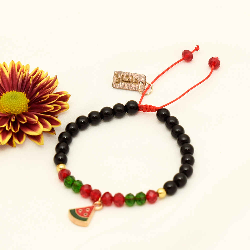 Perlenarmband für Damen – Design mit Wassermelone