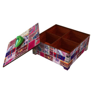 Holz-Süßigkeiten-Organizer-Box Modell Borna