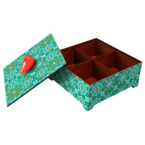 Holz-Süßigkeiten-Organizer-Box Modell Laya