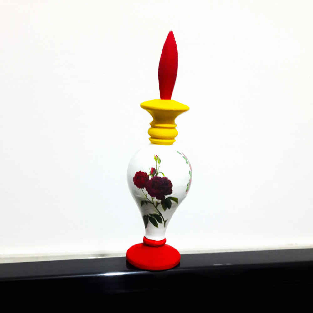 Persischer Surma Dani Behälter zur Aufbewahrung von Kohl aus Holz (x2)