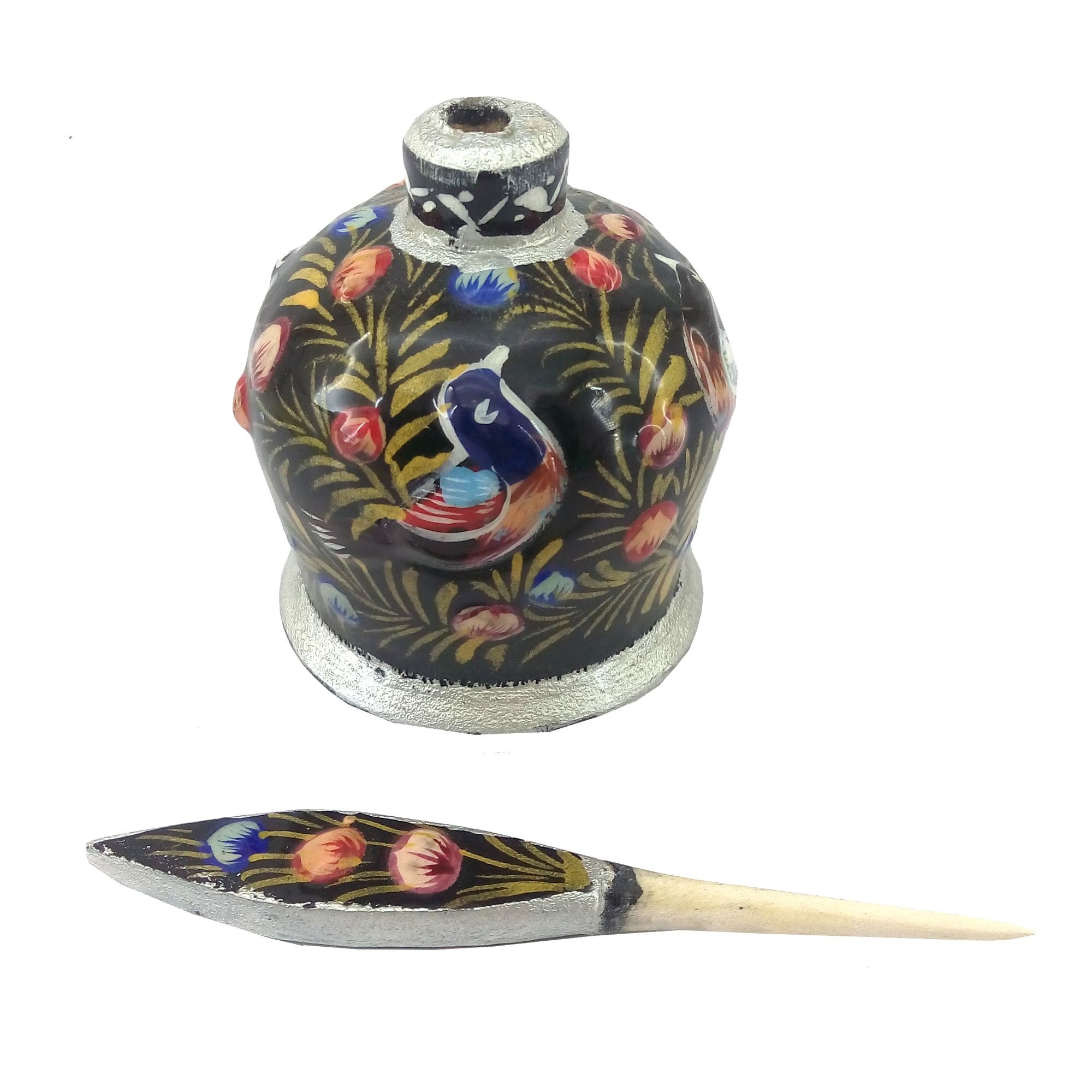 Persischer Surma Dani Behälter zur Aufbewahrung von Kohl aus Holz Reyhan (x2)